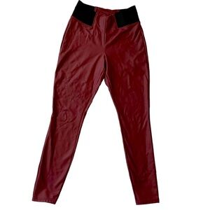 Woman's Simply Vera Vera Wang Burgundy Pants Size medium pre own  FIRM PRICE